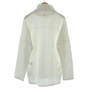 ATTACHMENT タグ付き Tシャツ カットソー ハイネック 長袖 5 L 白 ホワイト