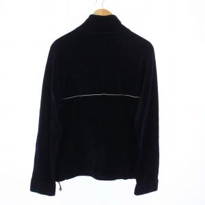 A.P.C. ベロア トレーナー ハーフジップ 長袖 ハイネック S 紺 ネイビー