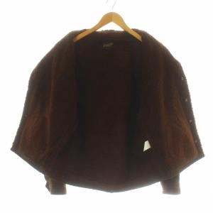 TENDERLOIN T-SADDLE CORDUROY コーデュロイジャケット ブルゾン ステンカラー 裏ボア S 茶 ブラウン