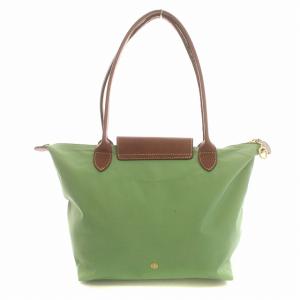 Longchamp ナイロン トートバッグ 折り畳み グリーン 緑