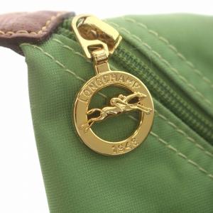 Longchamp ナイロン トートバッグ 折り畳み グリーン 緑