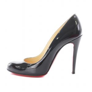 Christian Louboutin パンプス ヒール エナメル 36.5 ブラック