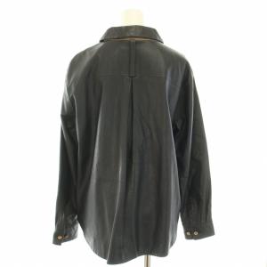 Pal'las Palace ラムレザージャケット シャツジャケット アウター 3 L 黒 ブラック