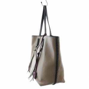 TOD'S ジプシー トートバッグ ベージュ ブラック