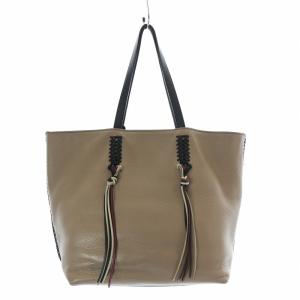 TOD'S ジプシー トートバッグ ベージュ ブラック