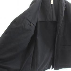 MHL. テーラードジャケット シングル 背抜き 2L ダークグレー