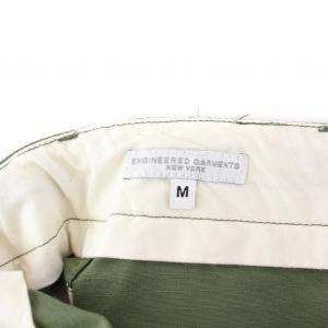 Engineered Garments リップストップ ベイカーパンツ ワークパンツ テーパード チェック 格子柄 M カーキ