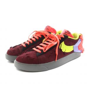 NIKE × ACRONYM Blazer Low Night Maroon スニーカー