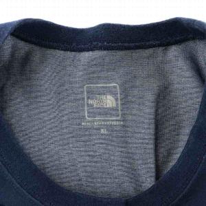 THE NORTH FACE BorderTee セオアルファ ボーダーTシャツ カットソー 長袖 ロゴ刺繍 XL 紺 ネイビー 白 ホワイト NT31513