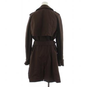 MONCLER ロレーヌ LORRAINE トレンチコート ロング丈 ベルト付き アウター 1 M 茶 ブラウン