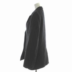 MARGARET HOWELL コート テーラードジャケット ショート シングル 総裏地 ウール 2 M ダークグレー