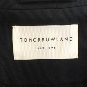TOMORROWLAND スーツ セットアップ ジャケット パンツ ジャージ素材 46 S ネイビー 紺