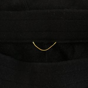 Deuxieme Classe ウールスエットパンツ1 ジョガー イージー スウェット ウエストゴム 36 S 黒 ブラック 21030500710130