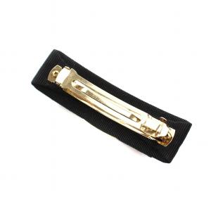 Salvatore Ferragamo ヴァラリボン バレッタ ヘアアクセサリー 黒 ブラック