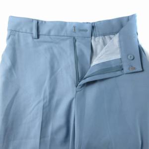 ANAYI スラックスパンツ ストレート センタープレス 38 M ライトブルー