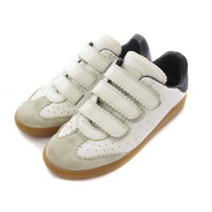 ISABEL MARANT スニーカー ローカット シューズ 37 23.5cm 白 ホワイト
