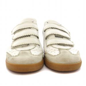ISABEL MARANT スニーカー ローカット シューズ 37 23.5cm 白 ホワイト