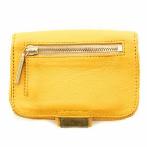 JAMIN PUECH 二つ折り財布 ウォレット バイカラー レザー マスタード カーキ