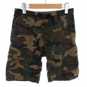 THE NORTH FACE ノベルティ クラスファイブ カーゴショーツ クライミングパンツ カモフラ 迷彩柄 S クラウドカモグリーン NB41726