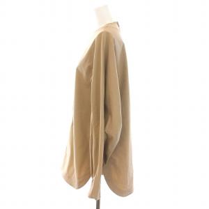 HYKE 23SS TASLAN TWILL TOP タスランツイルトップ カットソー 長袖 1 S ベージュ 231-15179