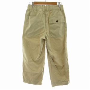 MHL. 21SS FINE COMPACT COTTON POPLIN パンツ 1 S ベージュ 595-1143504