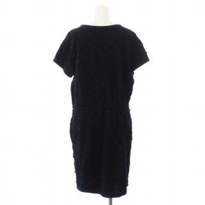 LOUIS VUITTON モノグラム ワンピース S ネイビー ブラック RW121W F1OR01V7F