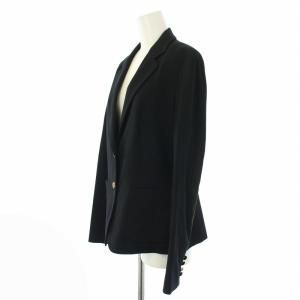 BLACK LABEL Paul Smith テーラードジャケット シングル 総裏地 肩パット入 44L 黒 ブラック