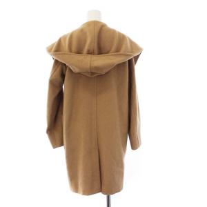 Max Mara フーテッドコート キャメル 36