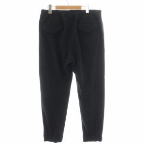 Ermenegildo Zegna JERSEYWEAR ジョガーパンツ イージー スウェット ジップフライ 絹 シルク混 50 L 黒 ブラック