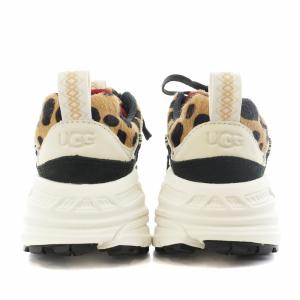 UGG australia チータープリント Cheetah Print スニーカー シューズ ヒョウ柄 レオパード ハラコ 23.5cm 茶 ブラウン