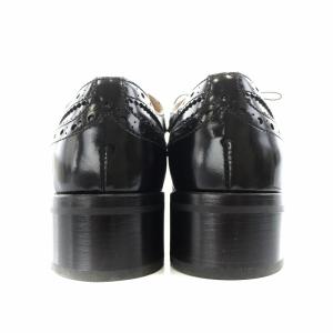 Church's ウイングチップポリッシュドレザーヒール 36.5 ブラック DE0003