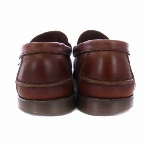 Paraboot PARABOOT ローファー スリッポン レザー 7 25.5cm 茶 ブラウン
