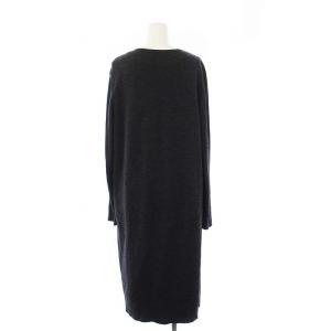 Salvatore Ferragamo ニットカーディガン 長袖 ロング ウール L グレー