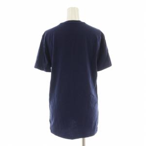 POLO RALPH LAUREN CUSTOM SLIM FIT Tシャツ カットソー プリント ロゴ 刺繍 SP M 紺 ネイビー