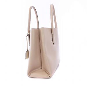 kate spade new york エヴァミディアムサッチェル トートバッグ ハンドバッグ カウレザー 牛革 ピンクベージュ