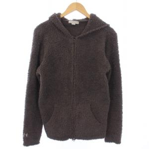 Ron Herman別注 パイルジップパーカー ジャケット ジップアップ M 茶 ブラウン C574 /BM