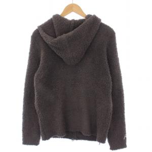 BAREFOOT DREAMS Ron Herman別注 パイルジップパーカー ジャケット ジップアップ M 茶 ブラウン C574 /BM