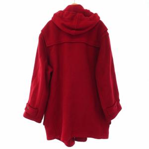 MARGARET HOWELL ダッフルコート ロング フード ウール アウター 赤 レッド MH-036181
