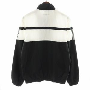 EMPORIO ARMANI ジャージ セットアップ 上下 トラックジャケット イージーパンツ ロゴ M 黒 ブラック 白 ホワイト