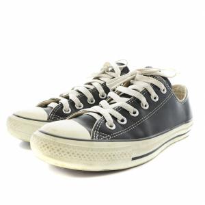 CONVERSE オールスター ALL STAR スニーカー シューズ レザー 24.5cm 黒 ブラック 1B906