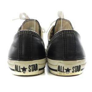 CONVERSE オールスター ALL STAR スニーカー シューズ レザー 24.5cm 黒 ブラック 1B906