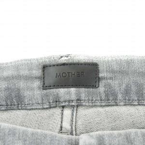 MOTHER デニムパンツ ジーンズ ジーパン ジッパーフライ フレア USED加工 31 XL グレー