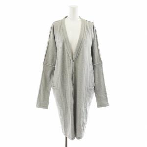 カーディガン ロング丈 コットン グレー LG-T13-055-1