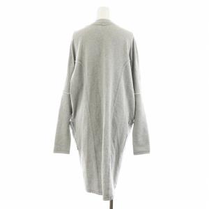 LIMI feu カーディガン ロング丈 コットン グレー LG-T13-055-1