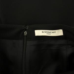 GIVENCHY スカート ミニ フレア 変形 アシンメトリー 34 XS 黒 ブラック