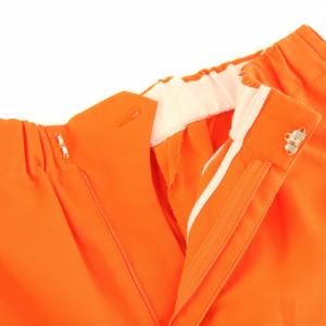 ENFOLD 23SS ワイドトラウザーズ WIDE TROUSERS イージーパンツ ジップフライ 36 S オレンジ