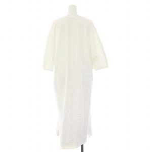 Framework 福田麻琴 タグ付き 23AW スキッパーワンピース ロング 五分袖 ドルマンスリーブ 白 ホワイト /KH