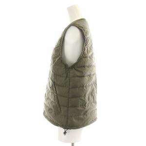 DANTON クルーネックインナーダウンベスト Crew Neck Inner Down Vest ジャケット ジレ シングル 36 S