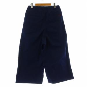 GRAMiCCi WEATHER BAGGY PANTS ウェザーバギーパンツ ワイド タック ジップフライ ウェビングベルト コットン F