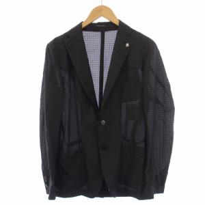 SAHARA テーラードジャケット ワッフル 46 ブラウン